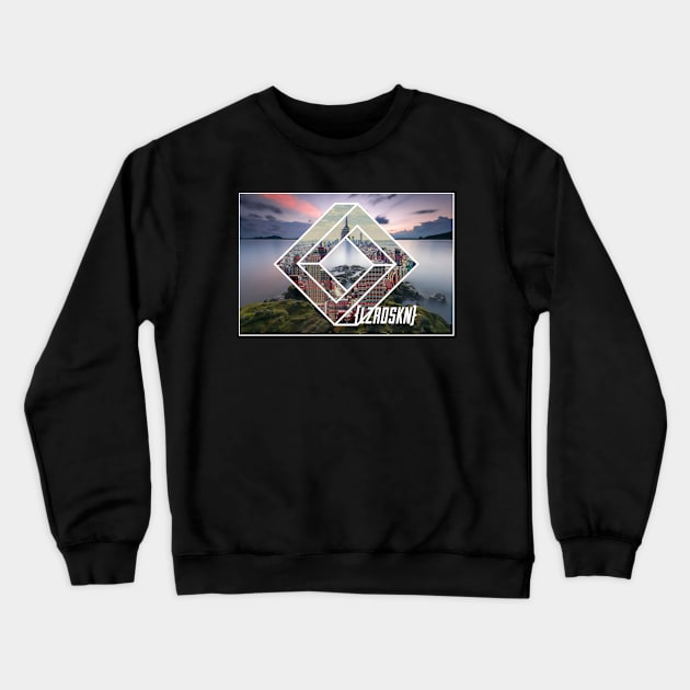 CITY MESH Crewneck Sweatshirt by LZRDSKN